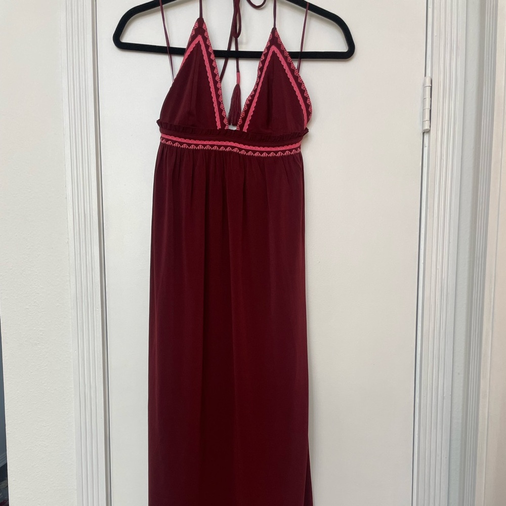 Burgundy Maxi Dress